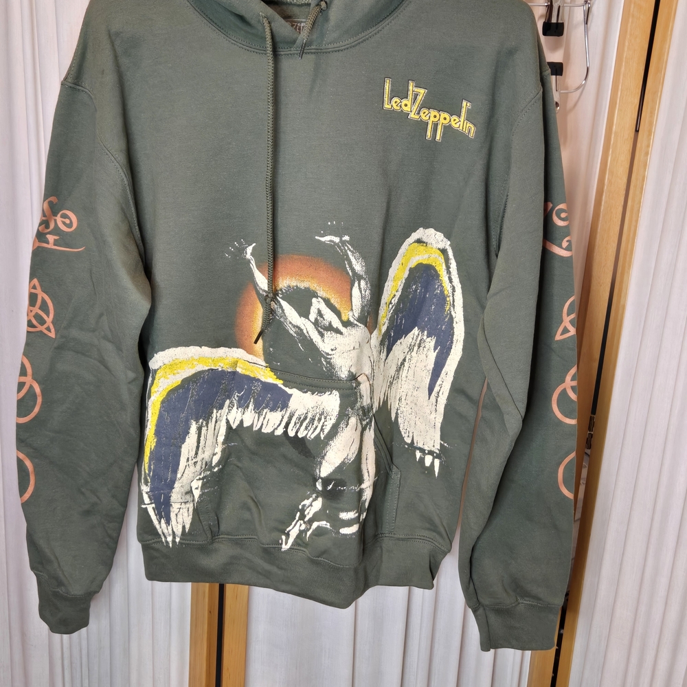 Led Zeppelin Green Hoodie